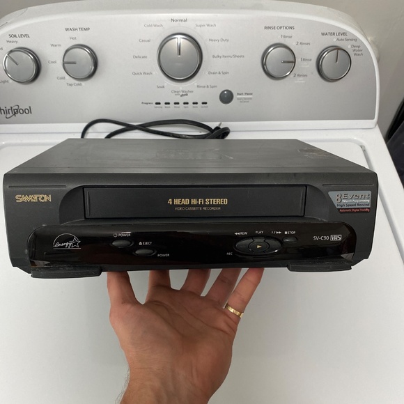 SV-C90 VHS VCR SAMTRON high speed rewind automatic digital tracking vcr - Picture 6 of 6